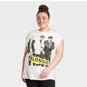 Women's Blondie Graphic Muscle Tank Top -
White new